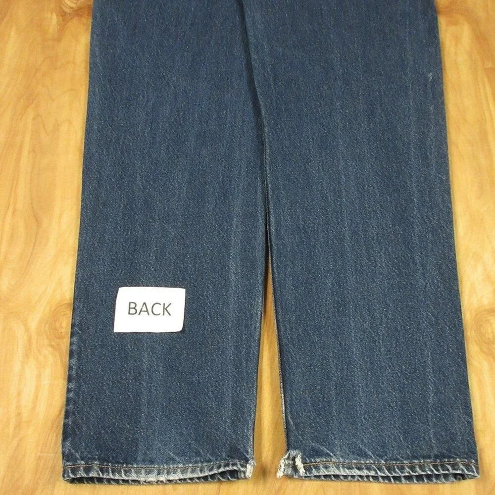 LEVI'S 550 Relaxed Fit VINTAGE Jeans Mens Sz 36x36 Slightly Baggy Y2K Blue Denim